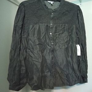 Time and Tru Button Up